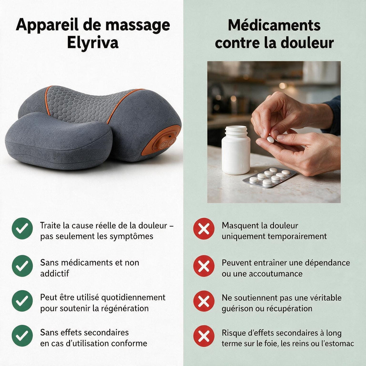 Appareil Elyriva contre les douleurs cervicales